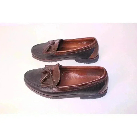 Allen Edmonds "Nashua" 42250 Leather Fringe Tassel Men's Slip on Shoes Size 9D - Picture 3 of 11